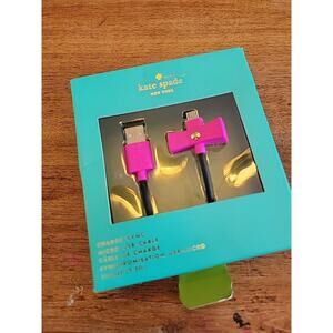Kate Spade New York 3.3' USB-to-Micro Charge-and-Sync Cable NEW!